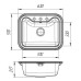 Кухонная мойка FLORENTINA Крит 630 грей