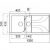 Кухонная мойка ELLECI Ego 475 Tortora G43