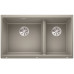 Кухонная мойка Blanco SUBLINE 430/270-U отводная арматура InFino® жемчужный гранит 523154