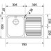 Кухонная мойка FRANKE lll 611 (101.0086.232) левая