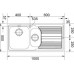 Кухонная мойка FRANKE llx 651 (101.0085.812) полированная правая