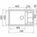 Кухонная мойка ELLECI Unico 310 Aluminium 79