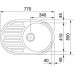 Кухонная мойка FRANKE rog 611 оборач. бежевая со стоп-вентилем