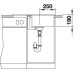 Кухонная мойка BLANCO METRA 45S COMPACT SILGRANIT Жемчужный (520570)