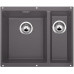 Кухонная мойка BLANCO SUBLINE 340/160-U SILGRANIT 523559 темная скала