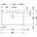 Кухонная мойка FRANKE KBG 110-16 35'' оникс cтоп-вентиль в комплекте