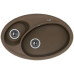 Кухонная мойка FLORENTINA Селена 780 коричневый