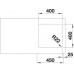 Кухонная мойка BLANCO ANDANO 400-U нерж.сталь зеркальная полировка с отв. арм. InFino (арт.522959)
