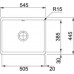 Кухонная мойка FRANKE KBK 110-50 керамика, оникс (126.0335.883)