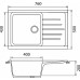 Мойка GRANFEST Practic GF-P760L (760х500) Терракот 307 с крылом 432114