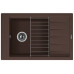 Кухонная мойка FLORENTINA липси 780Р коричневый