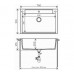 Кухонная мойка POLYGRAN Argo-760 №14 серый