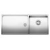 Кухонная мойка BLANCO claron 400/550-t-if/n чаша справа (517233)