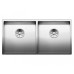 Кухонная мойка BLANCO CLARON 400/400-U нерж.сталь зеркальная полировка с отв. арм. InFino (арт.521618)