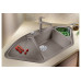 Кухонная мойка BLANCO DELTA II-F SILGRANIT клапан-автомат InFino® жасмин гранит 523674