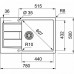 Кухонная мойка FRANKE S2D 611-78 XL цвет серый