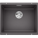 Кухонная мойка Blanco SUBLINE 500-U SILGRANIT темная скала с отв.арм. InFino (арт.523433)
