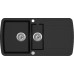 Кухонная мойка AQUASANITA Lira SQL151AW (black metallic 601)