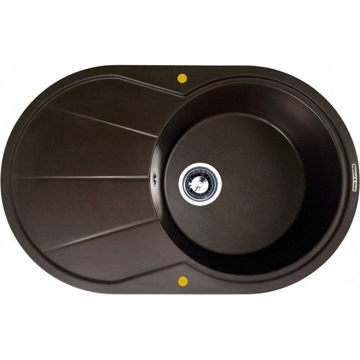 Кухонная мойка ZIGMUND & SHTAIN kreis ov 770b(швейцарский шоколад)