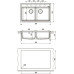 Кухонная мойка FLORENTINA липси 820 грей (20.370.E0820.305)