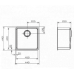 Кухонная мойка REGINOX kansas 40x40 cuadrat lux (c/box) l