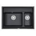 Кухонная мойка GRANULA KS-7302 шварц