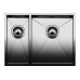 Кухонная мойка BLANCO zerox 340/180-u чаша справа (517255)