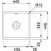 Кухонная мойка FRANKE KBK 110-40, керамика,миндаль (126.0335.876)