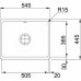 Кухонная мойка FRANKE KBK 110-50 керамика белый