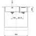 Кухонная мойка FRANKE Box Center BWX 220-54-27 TL рабочий центр справа