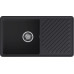 Кухонная мойка GRANFEST QUARZ GF-ZL53 чёрный