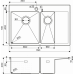 Кухонная мойка OMOIKIRI Akisame 78-2-IN-L(арт.4973062)