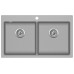 Кухонная мойка AQUASANITA Magna SQM200AW (argent 220)
