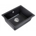 Кухонная мойка MILACIO Leon 55 Cuarzo MC.77081 черный матовый
