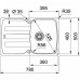 Мойка Franke AZG611-78стоп-,миндаль (114.0537.773)