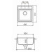 Мойка SCHOCK 700339 nemo 50 (n-100s) cristalite 490x510 альпина