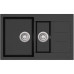 Кухонная мойка AQUASANITA Tesa SQT151AW (black metallic 601)