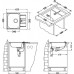 Кухонная мойка ALVEUS Maxim 60 SAT-90 1089613 (в комплекте с сифоном 1064388)