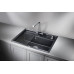 Кухонная мойка GRANULA KS-7301 шварц