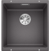 Кухонная мойка BLANCO SUBLINE 400-U SILGRANIT темная скала с отв.арм. InFino (арт.523423)