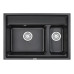 Кухонная мойка GRANULA KS-7302 чёрный
