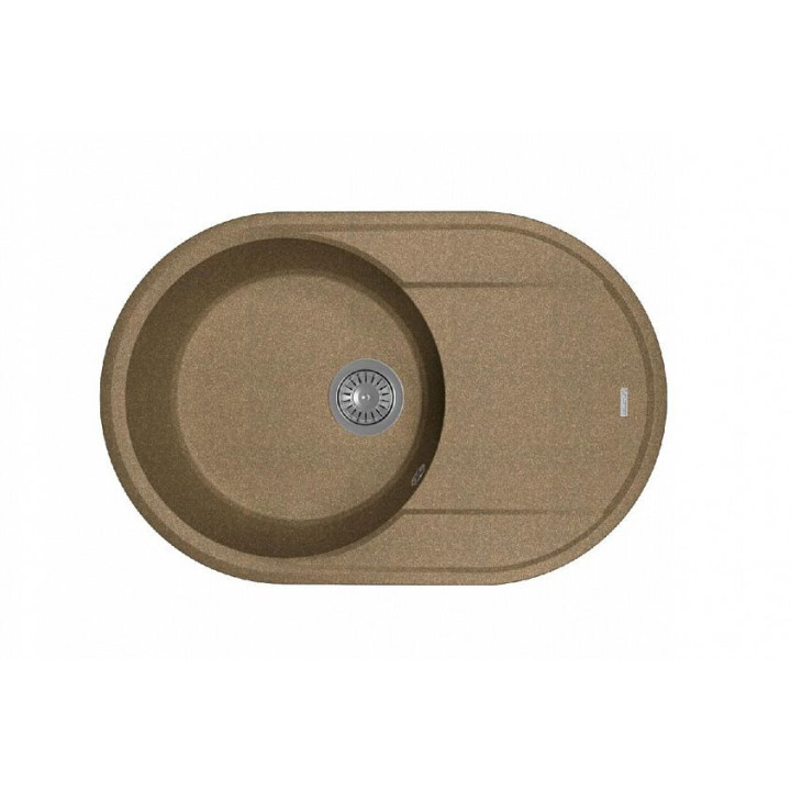 Кухонная мойка Flortek Дафна 760 коричневый (23.030.С0760.105)