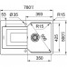 Кухонная мойка FRANKE UBG 611-78 белый (114.0612.298)