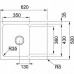 Кухонная мойка FRANKE OID 611-62 серый