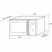 Микроволновая печь KRONA QUANTUM 44 WH/IX