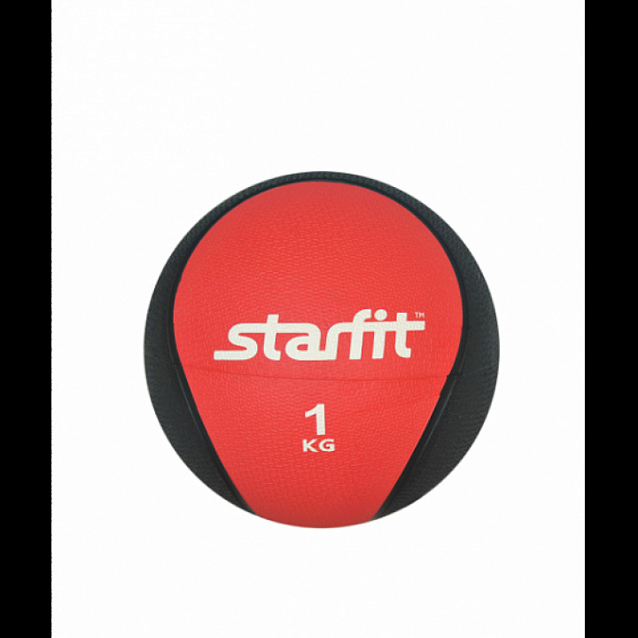 Медбол Starfit Pro GB-702 1 кг красный