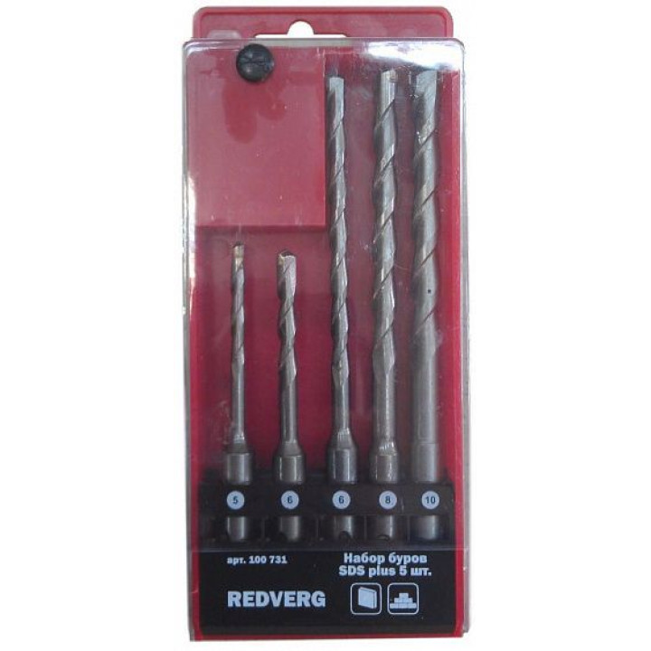Набор буров SDS plus RedVerg 5 шт(100731)