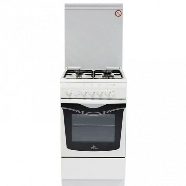 Газовая плита DeLuxe 506040.04 г чр белый