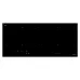 Варочная поверхность FALMEC PIANO INDUZIONE BLACK MATT 88x40 Panoramic (P01F8840.00#ZZZC400F)
