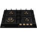 Варочная поверхность WEISSGAUFF HGG 641 BV Volcano Burner Nano Glass
